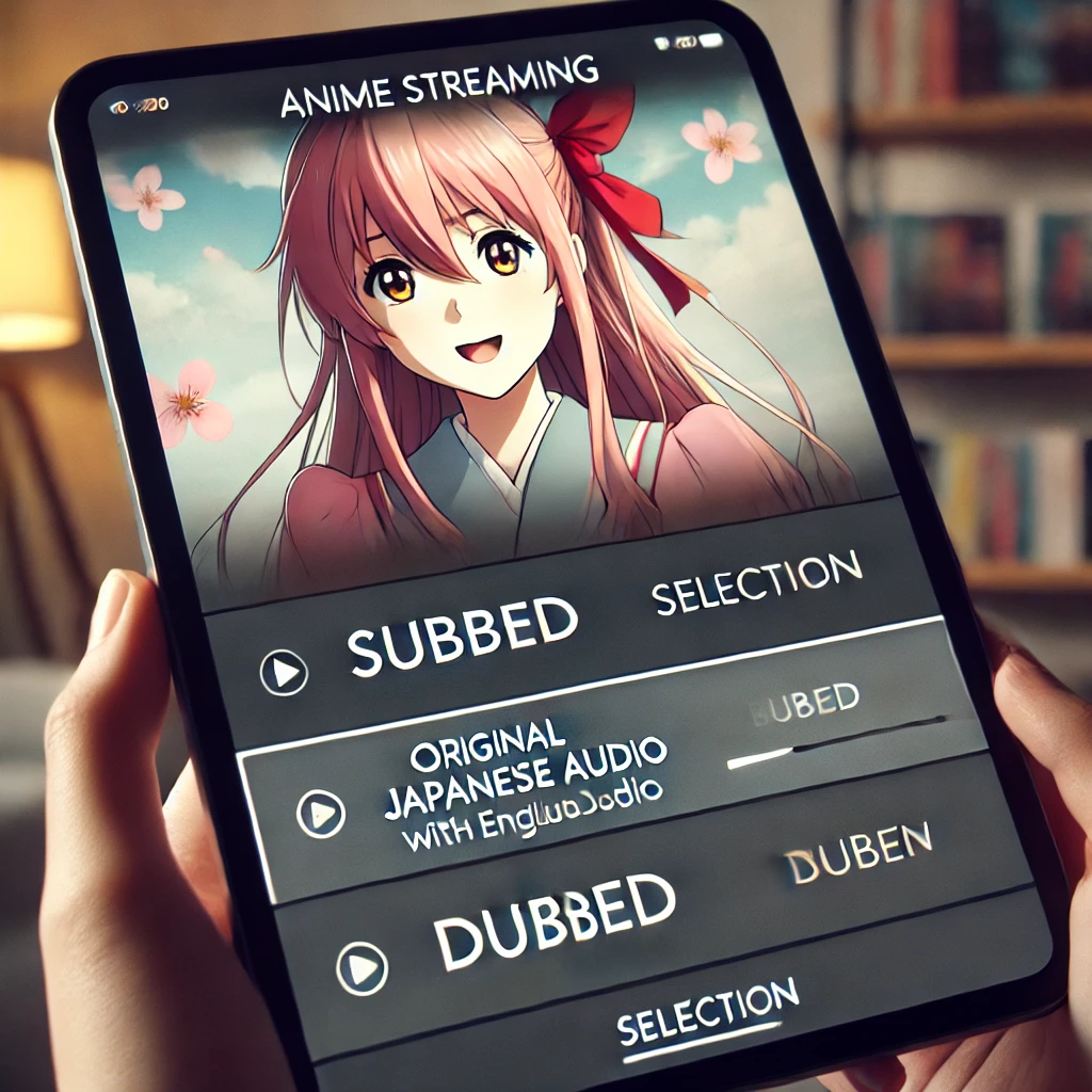 get both subbed and dubbed versions of anime.