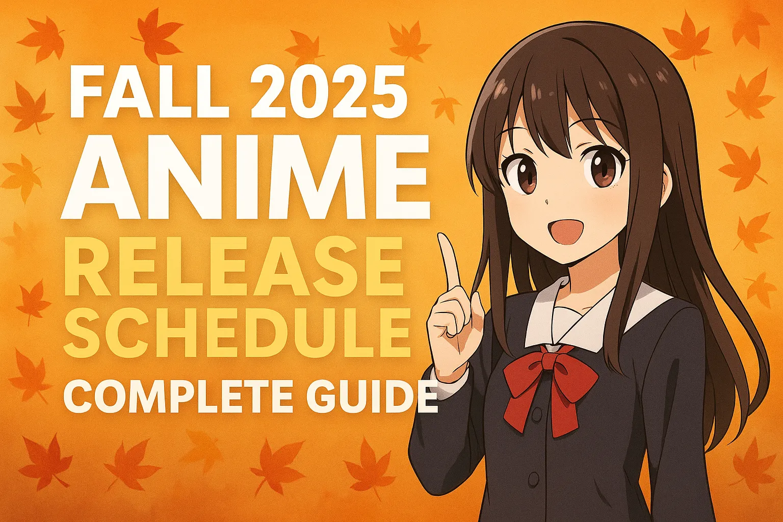 Fall 2025 Anime Release Schedule featured image